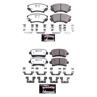 PowerStop® - Z26 Extreme Street Performance Carbon-Fiber Ceramic Front and Rear Brake Pad Set