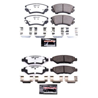PowerStop® - Z26 Extreme Street Performance Carbon-Fiber Ceramic Front and Rear Brake Pad Set