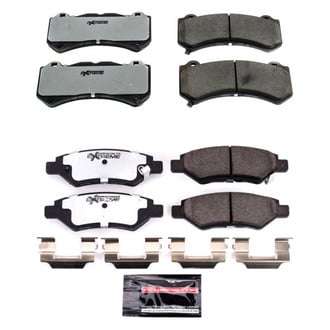 PowerStop® - Z26 Extreme Street Performance Carbon-Fiber Ceramic Front and Rear Brake Pad Set