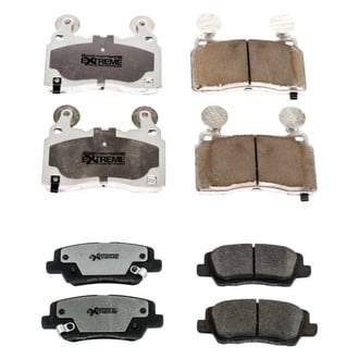 PowerStop® - Z26 Extreme Street Performance Carbon-Fiber Ceramic Front and Rear Brake Pad Set