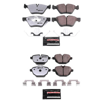 PowerStop® - Z26 Extreme Street Performance Carbon-Fiber Ceramic Front and Rear Brake Pad Set