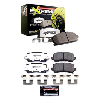 PowerStop® - Z26 Extreme Street Performance Carbon-Fiber Ceramic Front and Rear Brake Pad Set