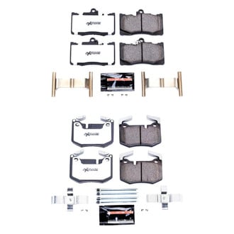 PowerStop® - Z26 Extreme Street Performance Carbon-Fiber Ceramic Front and Rear Brake Pad Set