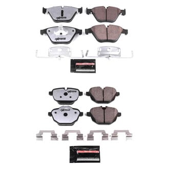 PowerStop® - Z26 Extreme Street Performance Carbon-Fiber Ceramic Front and Rear Brake Pad Set