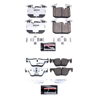 PowerStop® - Z26 Extreme Street Performance Carbon-Fiber Ceramic Front and Rear Brake Pad Set