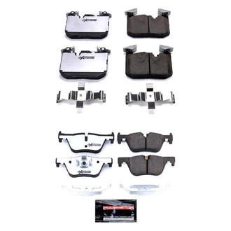 PowerStop® - Z26 Extreme Street Performance Carbon-Fiber Ceramic Front and Rear Brake Pad Set