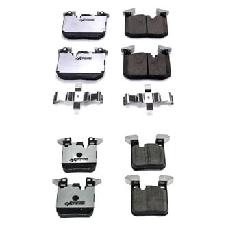 PowerStop® - Z26 Extreme Street Performance Carbon-Fiber Ceramic Front and Rear Brake Pad Set