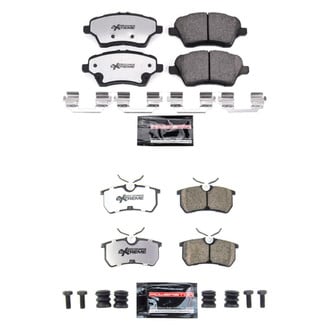 PowerStop® - Z26 Extreme Street Performance Carbon-Fiber Ceramic Front and Rear Brake Pad Set