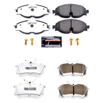 PowerStop® - Z26 Extreme Street Performance Carbon-Fiber Ceramic Front and Rear Brake Pad Set