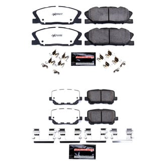 PowerStop® - Z26 Extreme Street Performance Carbon-Fiber Ceramic Front and Rear Brake Pad Set