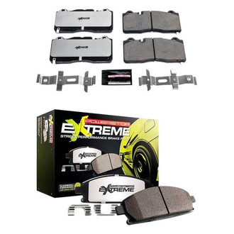 PowerStop® - Z26 Extreme Street Performance Carbon-Fiber Ceramic Front and Rear Brake Pad Set