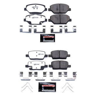 PowerStop® - Z26 Extreme Street Performance Carbon-Fiber Ceramic Front and Rear Brake Pad Set