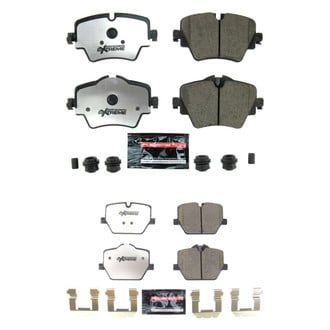 PowerStop® - Z26 Extreme Street Performance Carbon-Fiber Ceramic Front and Rear Brake Pad Set