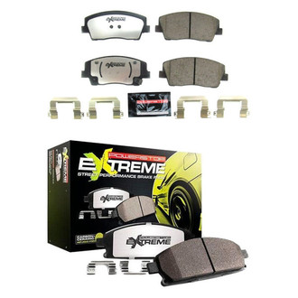 PowerStop® - Z26 Extreme Street Performance Carbon-Fiber Ceramic Front and Rear Brake Pad Set
