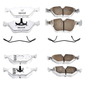 PowerStop® - Z26 Extreme Street Performance Carbon-Fiber Ceramic Front and Rear Brake Pad Set