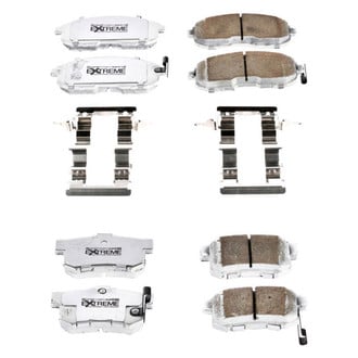 PowerStop® - Z26 Extreme Street Performance Carbon-Fiber Ceramic Front and Rear Brake Pad Set