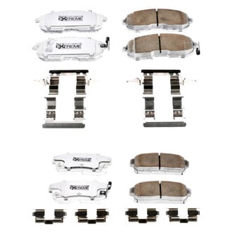 PowerStop® - Z26 Extreme Street Performance Carbon-Fiber Ceramic Front and Rear Brake Pad Set