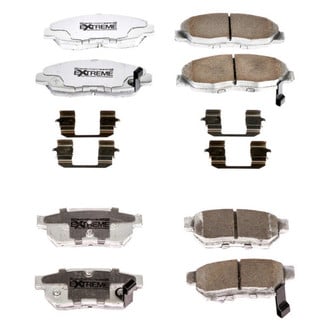PowerStop® - Z26 Extreme Street Performance Carbon-Fiber Ceramic Front and Rear Brake Pad Set