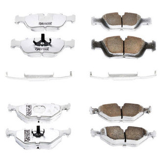 PowerStop® - Z26 Extreme Street Performance Carbon-Fiber Ceramic Front and Rear Brake Pad Set