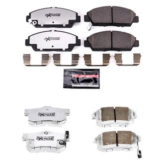 PowerStop® - Z26 Extreme Street Performance Carbon-Fiber Ceramic Front and Rear Brake Pad Set