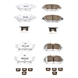PowerStop® - Z26 Extreme Street Performance Carbon-Fiber Ceramic Front and Rear Brake Pad Set