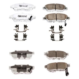 PowerStop® - Z26 Extreme Street Performance Carbon-Fiber Ceramic Front and Rear Brake Pad Set