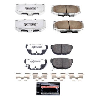 PowerStop® - Z26 Extreme Street Performance Carbon-Fiber Ceramic Front and Rear Brake Pad Set