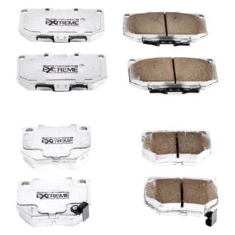 PowerStop® - Z26 Extreme Street Performance Carbon-Fiber Ceramic Front and Rear Brake Pad Set