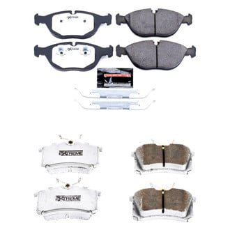 PowerStop® - Z26 Extreme Street Performance Carbon-Fiber Ceramic Front and Rear Brake Pad Set