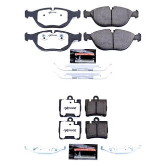 PowerStop® - Z26 Extreme Street Performance Carbon-Fiber Ceramic Front and Rear Brake Pad Set