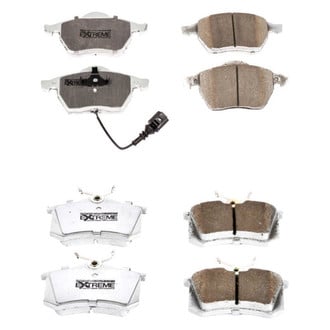 PowerStop® - Z26 Extreme Street Performance Carbon-Fiber Ceramic Front and Rear Brake Pad Set