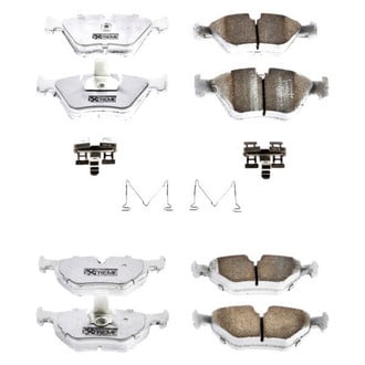 PowerStop® - Z26 Extreme Street Performance Carbon-Fiber Ceramic Front and Rear Brake Pad Set