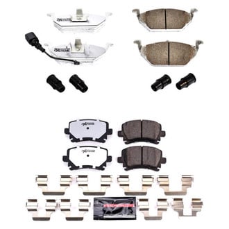 PowerStop® - Z26 Extreme Street Performance Carbon-Fiber Ceramic Front and Rear Brake Pad Set