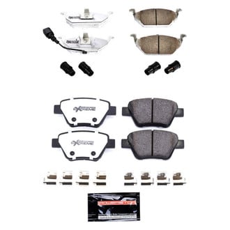 PowerStop® - Z26 Extreme Street Performance Carbon-Fiber Ceramic Front and Rear Brake Pad Set