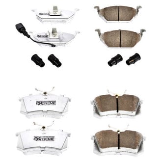 PowerStop® - Z26 Extreme Street Performance Carbon-Fiber Ceramic Front and Rear Brake Pad Set