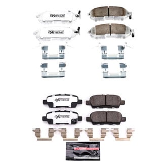 PowerStop® - Z26 Extreme Street Performance Carbon-Fiber Ceramic Front and Rear Brake Pad Set