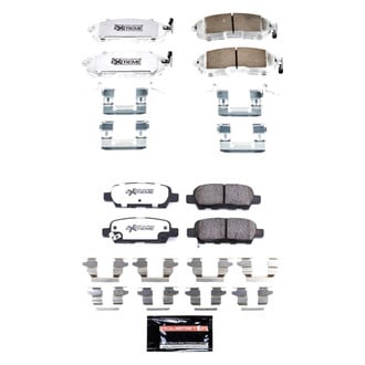 PowerStop® - Z26 Extreme Street Performance Carbon-Fiber Ceramic Front and Rear Brake Pad Set