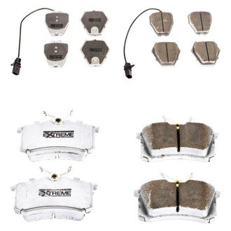 PowerStop® - Z26 Extreme Street Performance Carbon-Fiber Ceramic Front and Rear Brake Pad Set
