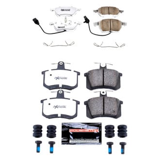 PowerStop® - Z26 Extreme Street Performance Carbon-Fiber Ceramic Front and Rear Brake Pad Set