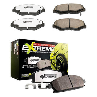 PowerStop® - Z26 Extreme Street Performance Carbon-Fiber Ceramic Front and Rear Brake Pad Set