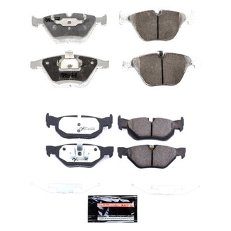 PowerStop® - Z26 Extreme Street Performance Carbon-Fiber Ceramic Front and Rear Brake Pad Set