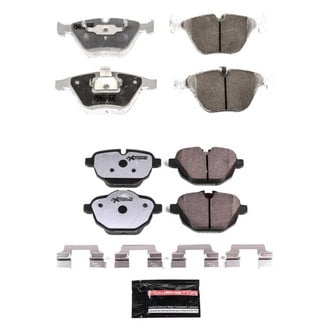 PowerStop® - Z26 Extreme Street Performance Carbon-Fiber Ceramic Front and Rear Brake Pad Set