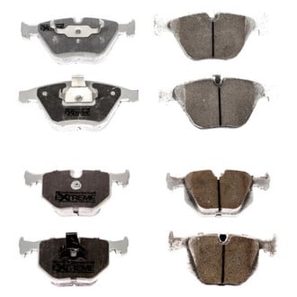 PowerStop® - Z26 Extreme Street Performance Carbon-Fiber Ceramic Front and Rear Brake Pad Set
