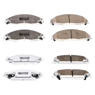 PowerStop® - Z26 Extreme Street Performance Carbon-Fiber Ceramic Front and Rear Brake Pad Set
