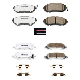 PowerStop® - Z26 Extreme Street Performance Carbon-Fiber Ceramic Disc Brake Pads