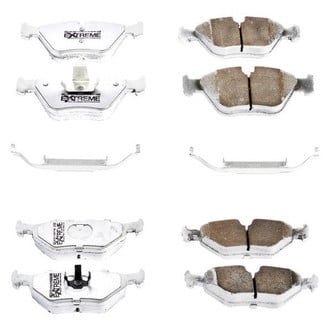 PowerStop® - Z26 Extreme Street Performance Carbon-Fiber Ceramic Front and Rear Brake Pad Set