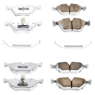 PowerStop® - Z26 Extreme Street Performance Carbon-Fiber Ceramic Front and Rear Brake Pad Set