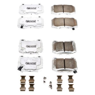 PowerStop® - Z26 Extreme Street Performance Carbon-Fiber Ceramic Front and Rear Brake Pad Set