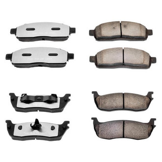 PowerStop® - Z36 Extreme Truck and Tow Carbon-Fiber Ceramic Front and Rear Brake Pad Set