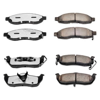PowerStop® - Z36 Extreme Truck and Tow Carbon-Fiber Ceramic Front and Rear Brake Pad Set